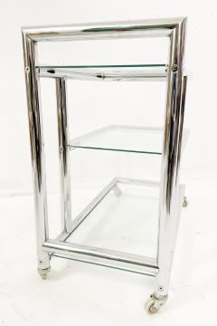 Mid Century Modern Metal and Glass Trolley - 2499703