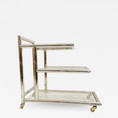 Mid Century Modern Metal and Glass Trolley - 2502516