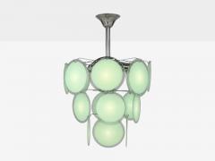 Mid Century Modern Mint Green Murano Glass Pendant Light 1960s - 4646407
