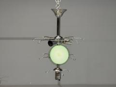 Mid Century Modern Mint Green Murano Glass Pendant Light 1960s - 4646409