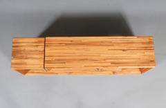 Mid Century Modern Modular Oak Bookshelf Credenza - 4529543