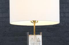 Mid Century Modern Mosaic Tile Steel Table Lamp - 4238517
