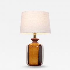 Mid Century Modern Multi Drip Glazed Ceramic Table Lamp - 2923551