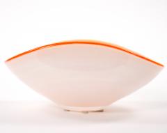 Mid Century Modern Murano Mouth Blown Geometric Shape Decorative Bowl Piece - 3886179