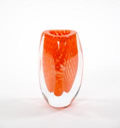 Mid Century Modern Murano Mouth Blown Geometric Shape Vase by Giampaolo Italy - 3886187