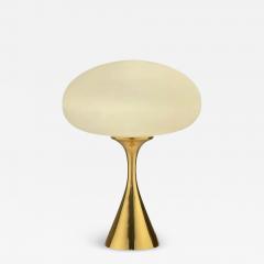 Mid Century Modern Mushroom Table Lamp by Design Line in Brass Gold Color - 2609183
