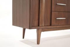 Mid Century Modern Natural Walnut Credenza - 2685454