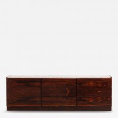 Mid Century Modern Nine Drawer Marble Top Dresser C 1955  - 4528035