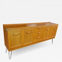 Mid Century Modern Oak Sideboard with Hair Pin Legs by Jentique - 2451711