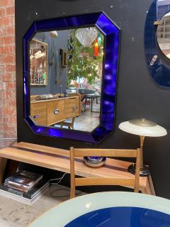 Mid Century Modern Octagonal Wall Mirror Italy 1970 - 1839591