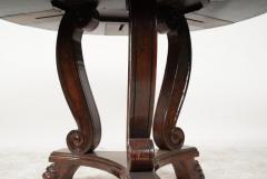 Mid Century Modern Oil Spot Lacquered Regency Game Table - 3192510