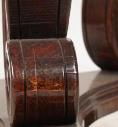 Mid Century Modern Oil Spot Lacquered Regency Game Table - 3192511