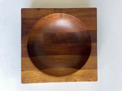 Mid Century Modern Ombr Wood Catchall - 4058815