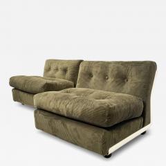 Mid Century Modern Pair of Amanta Armchairs by Mario Bellini 1960s - 4277067