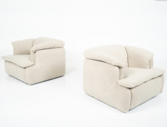 Mid Century Modern Pair of Armchairs New Upholstery - 4213097