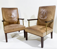 Mid Century Modern Pair of Armchairs c 1950 - 3417406