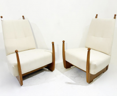 Mid Century Modern Pair of Hungarian Armchair 1960s New Upholstery - 3573095