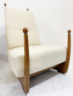Mid Century Modern Pair of Hungarian Armchair 1960s New Upholstery - 3573097