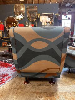 Mid Century Modern Pair of Regent Armchairs by Marco Zanuso Italy 1960s - 3431080