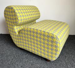 Mid Century Modern Pair of Slipper chairs P Italy 1970s - 3020528