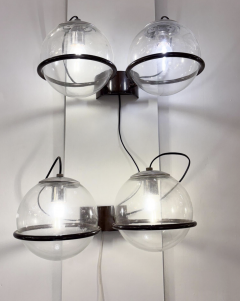 Mid Century Modern Pair of Wall Lights by Gino Sarfatti 1960s - 4427873