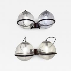 Mid Century Modern Pair of Wall Lights by Gino Sarfatti 1960s - 4427979