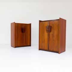 Mid Century Modern Pair of Wood Buffets Cabinets Italy 1950s - 3243628