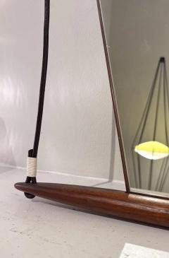 Mid Century Modern Paraggi Hanging Mirror by Ico Parisi for MIM Italy 1958 - 4626934