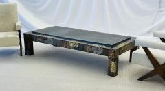 Mid Century Modern Paul Evans for Directional Brutalist Metal Large Coffee Table - 2925832