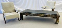 Mid Century Modern Paul Evans for Directional Brutalist Metal Large Coffee Table - 2925833