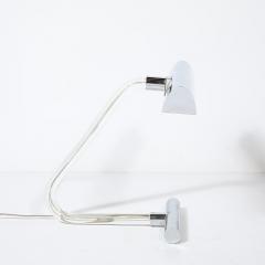 Mid Century Modern Peter Hamburger Kovacs Lucite Chrome Lamp - 4037991
