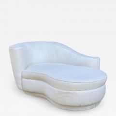 Mid Century Modern Petite Cloud Sofa Chaise Lounge or Loveseat with Plinth Base - 2064737