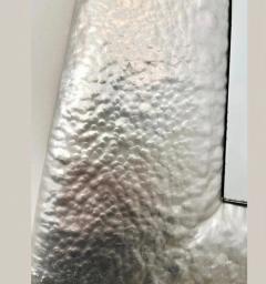 Mid Century Modern Postmodern Italian Metal Frame Full Length Wall Mirror 1970 - 4553106