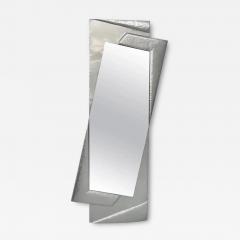 Mid Century Modern Postmodern Italian Metal Frame Full Length Wall Mirror 1970 - 4553750