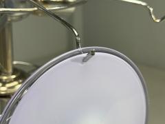 Mid Century Modern Purple Murano Glass Chrome Pendant Light 1960s - 4646173