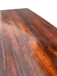 Mid Century Modern Rectangular Rosewood Dining Table or Conference Table - 2438535