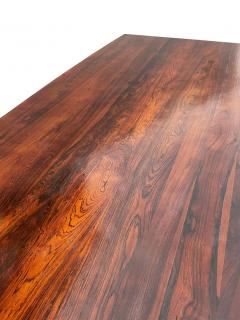 Mid Century Modern Rectangular Rosewood Dining Table or Conference Table - 2438555