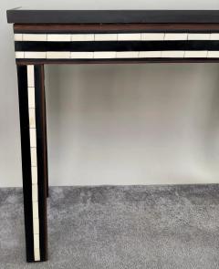 Mid Century Modern Resin Black White Console Mirror a Set 2 pcs - 3572489