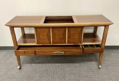 Mid Century Modern Rolling Console Bar Cart or Serving Table - 2586621