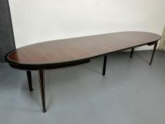 Mid Century Modern Rosewood Ebony Dining Table Dunbar Art Deco Style - 2846611
