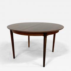 Mid Century Modern Round Extendable Dining Table - 3044824