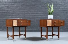 Mid Century Modern Sculpted Floating Night Stands by Weiman - 4826240