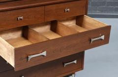 Mid Century Modern Sculpted Highboy Dresser by Weiman - 4826695