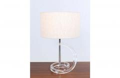 Mid Century Modern Sculpted Lucite Table Lamps - 2307441