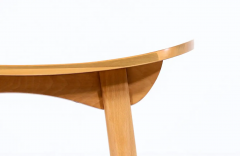 Mid Century Modern Sculpted Primavera Wood Stool - 2585235