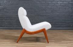 Mid Century Modern Sculpted Slipper Chair - 4253295
