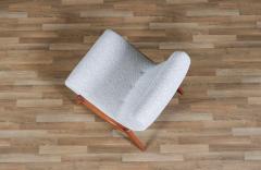 Mid Century Modern Sculpted Slipper Chair - 4253296