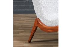 Mid Century Modern Sculpted Slipper Chair - 4253300