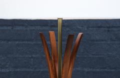 Mid Century Modern Sculpted Table Lamp by Roller Lamp Co  - 4453631