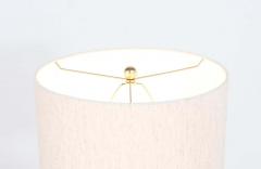 Mid Century Modern Sculpted Walnut Floor Lamp with Marble Side Table - 2299874